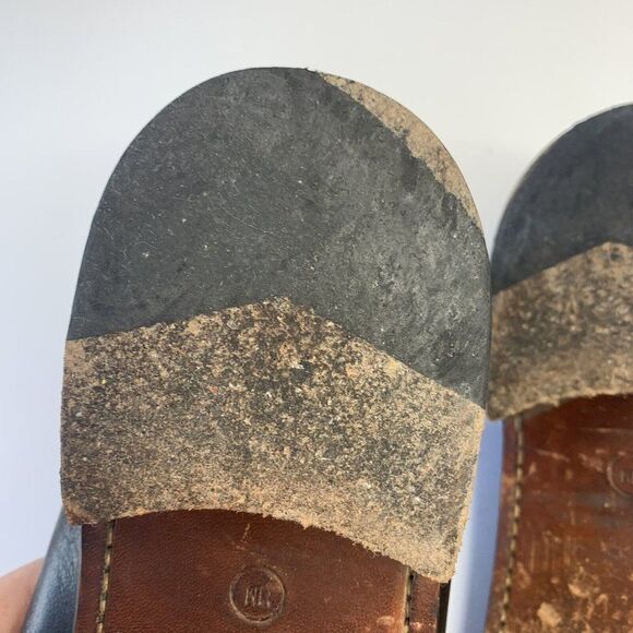 Frye Black Leather Penny Loafers Shoes ***PLS READ*** - Picture 11 of 14